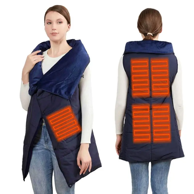 

Одеяло с подогревом, USB, перезаряжаемое, искусственное одеяло, товары для ухода за кожей для работы, обучения, кемпинга, бизнеса