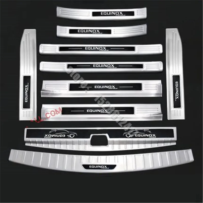 

Для Chevrolet Equinox 2017 2018 -2022, автомобильный Стайлинг, Накладка на порог/дверь, Накладка на порог, приветственная педаль, задний Стайлинг