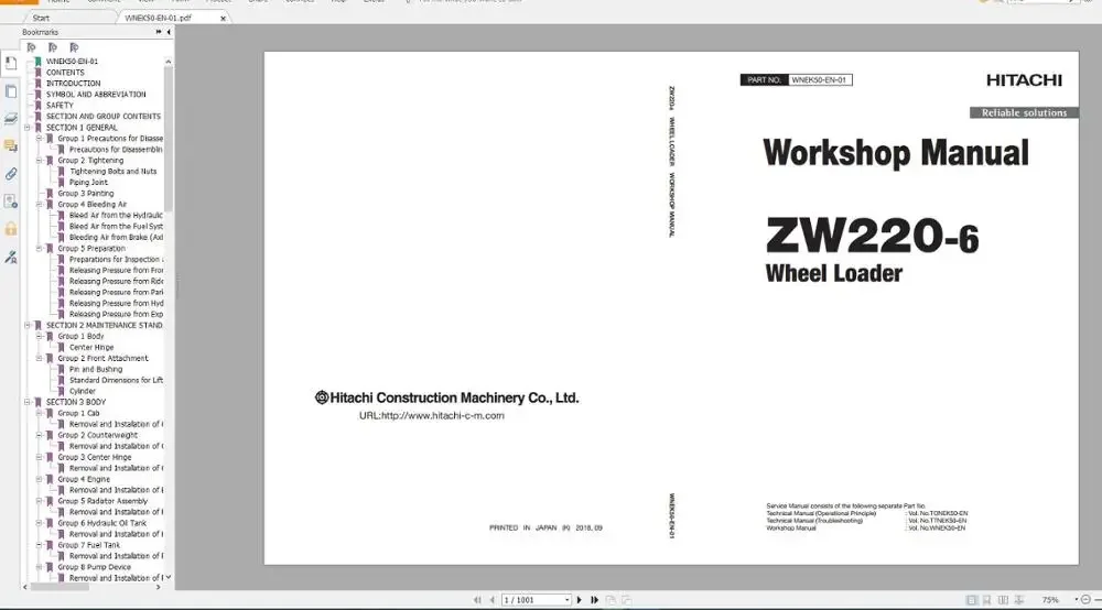 Строительное оборудование Hitachi 2020 полный DVD 38 8 ГБ руководство по мастерской