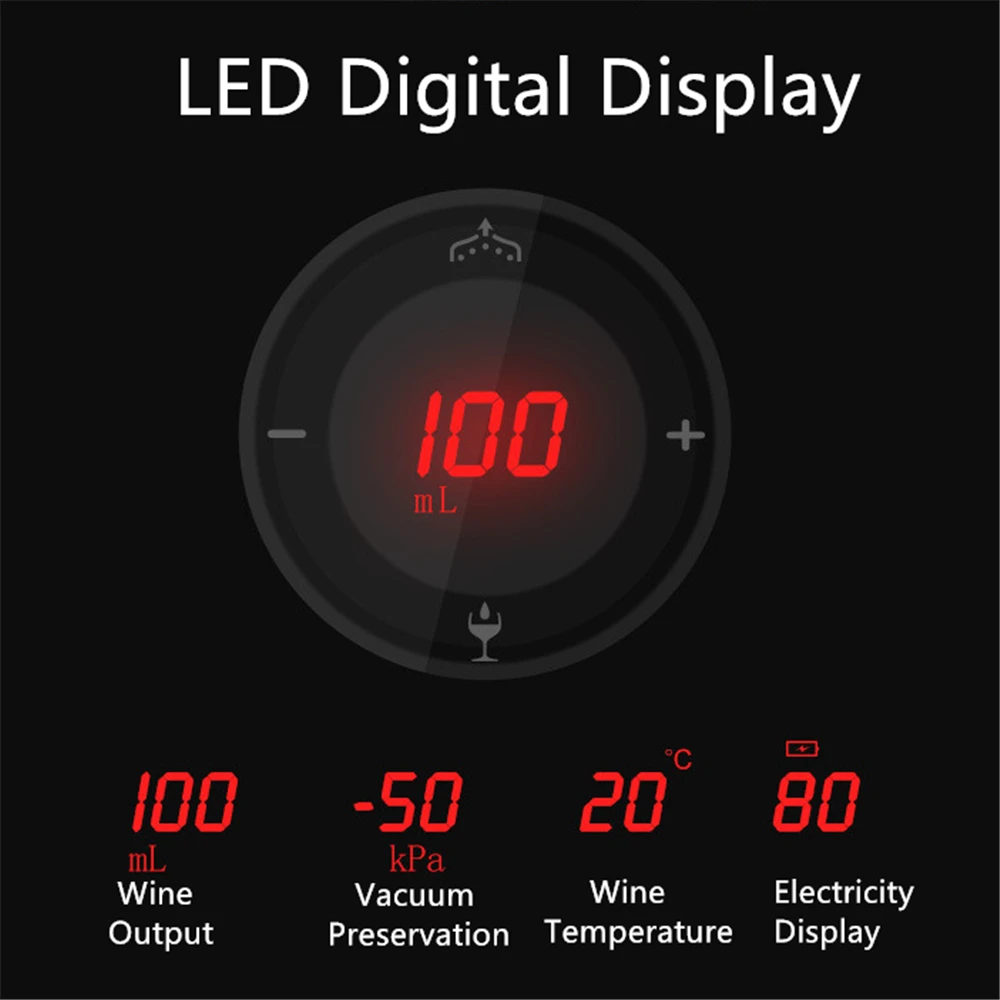 Электрический графин для вина с выходной установкой аэратор диспенсер вакуумная