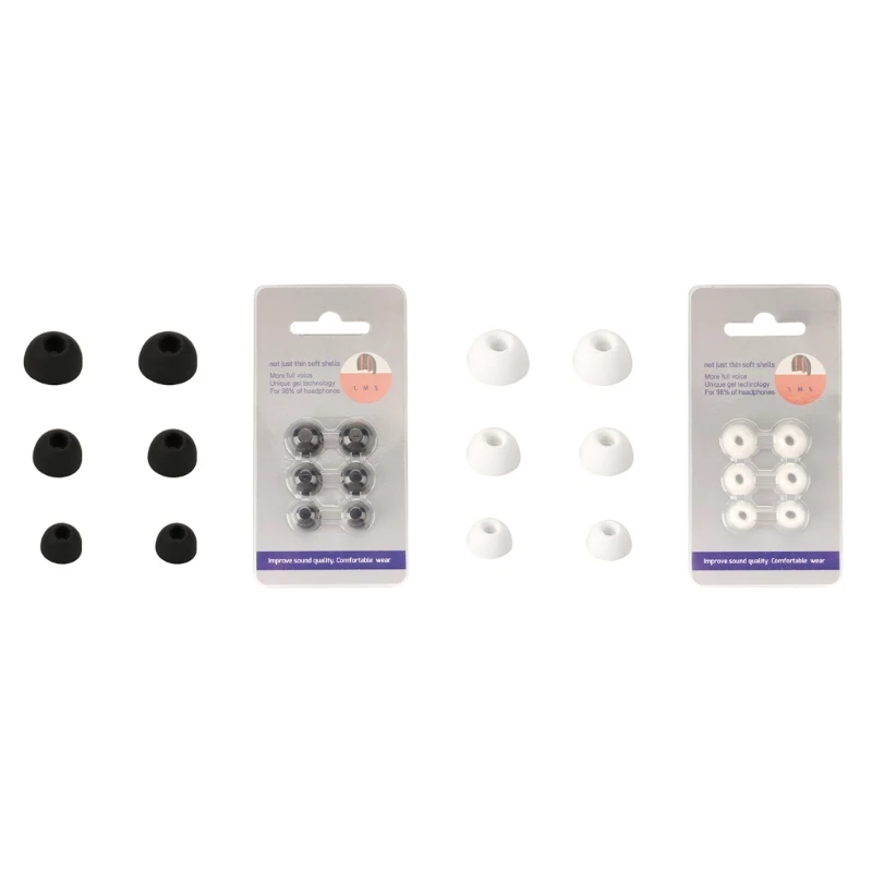 

for JBL Tune 230NC Earphone Ear Holders Earhooks Eartips Buds Soft Silicone Cap Noise Reducing Anti-Slip Caps