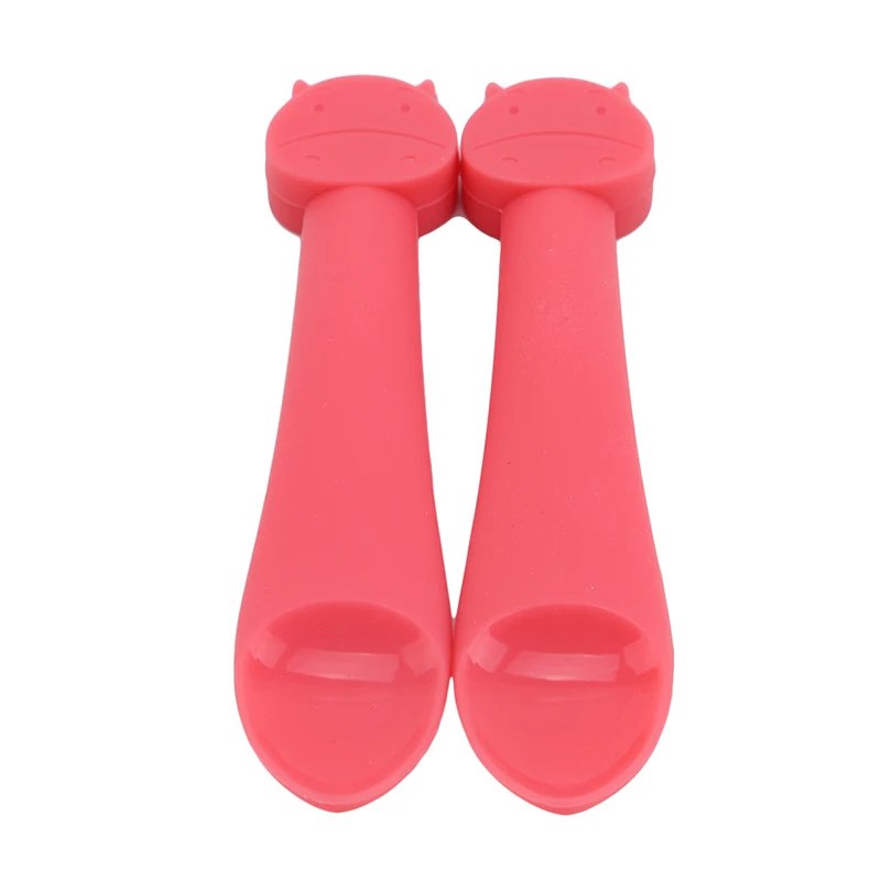 

Cartoon Animals Children Spoon Baby Feeding Spoon Silicone Kids Eating Utensils Toddler Baby Flatware Accessories