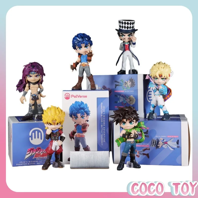Фото Коллекционная мини-фигурка Bushiroad JoJo's Bizarre Adventure PalVerse: Джонатан Джостар (для автомобиля, рабочего стола, аниме-декора, подарок) №5