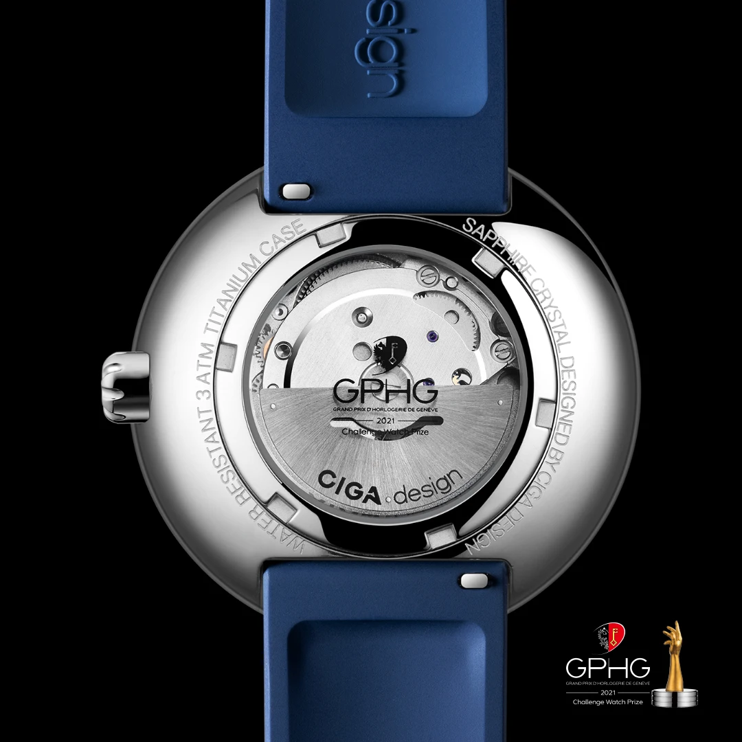 Фото CIGA Design Series U Blue Planet II Светящиеся механические часы с автоматическим механизмом Мужские часы 2025 Мужские наручные часы №2