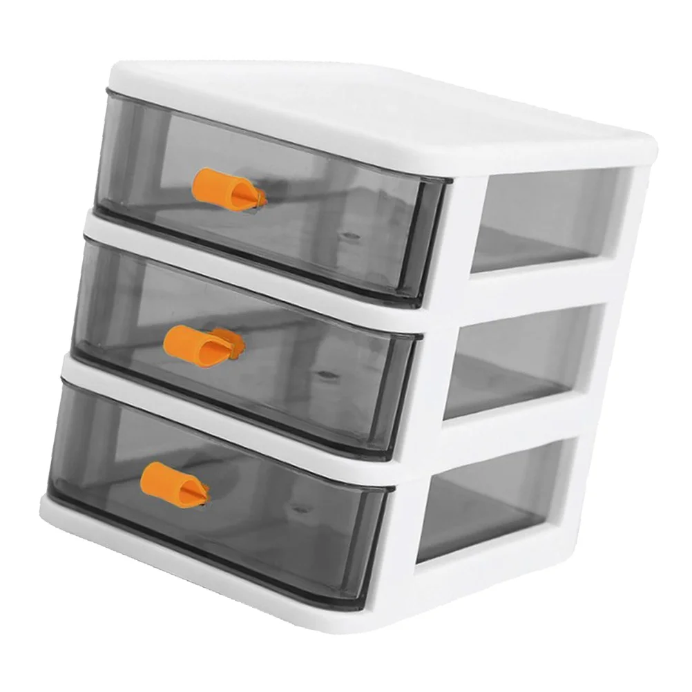 

Three Tier Lockers Makeup Organizer Drawer Makeup Organizer Vanity Mini Plastic Storage Drawer Pp Compact Stacking Drawer Miss