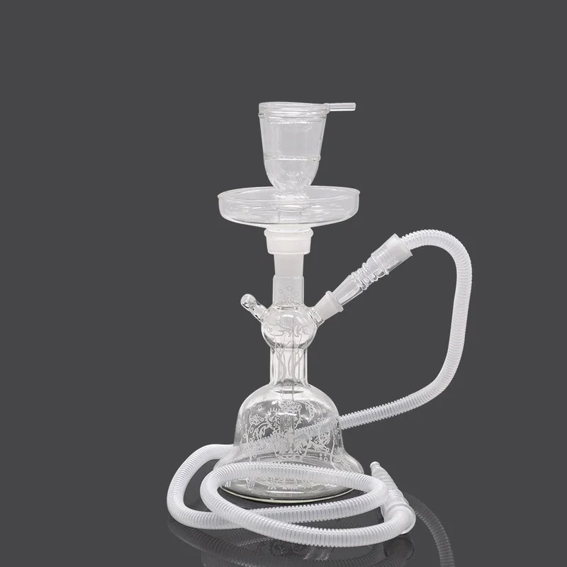 

Glass Hookah Set with Foam Box Al Fakher Design Water Pipes Complete Shisha for Smoking Tobacco Nargile Sheesha Accessories