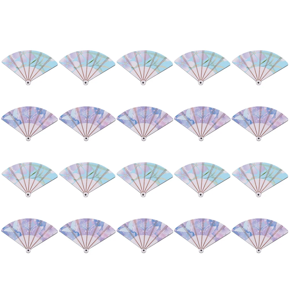 

20 Pcs DIY Fan Pendant Jewelry Charms Making Supplies Sector Pendants Hairpin Crafts Wood Crafting Hanging Child