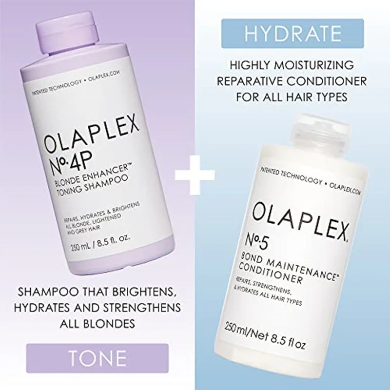 

Olaplex No.4P/5 Hair Perfector Shampoo Set Hair Tone Protection Repair Hair Structure Nourish Moisturizing Improve Damaded 250ml