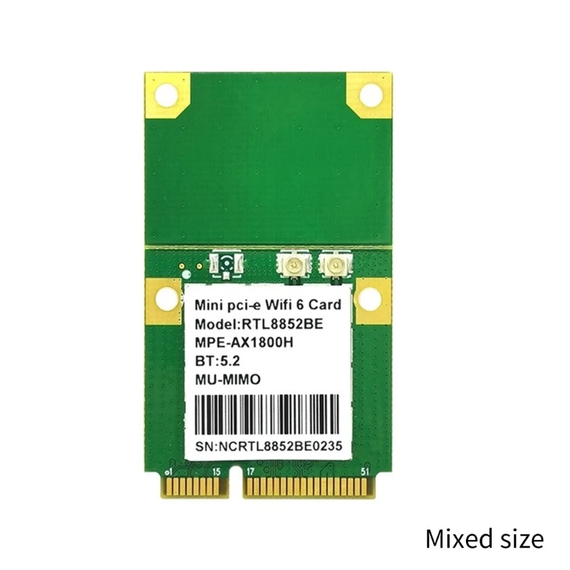 Мини-карта PCIE WIFI WIFI6 Модуль беспроводной сетевой карты BT5.0 для промышленного N58E