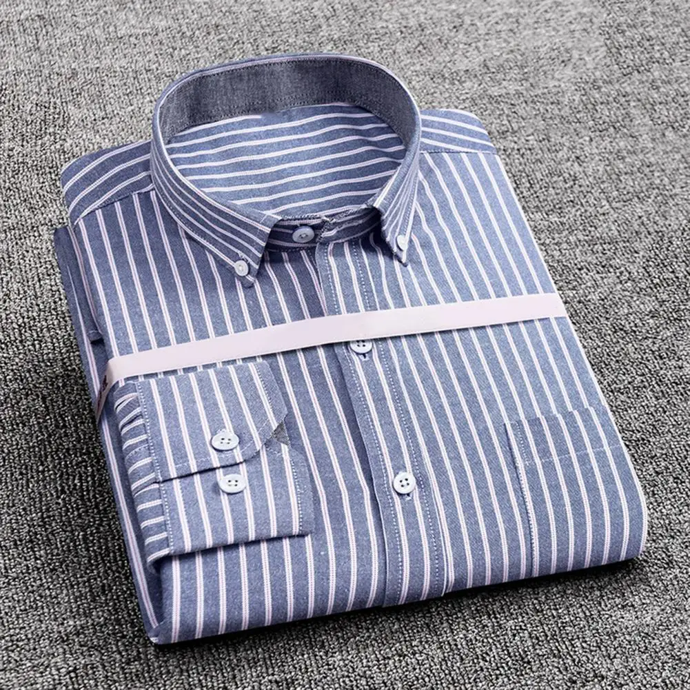 

Рубашка мужская в клетку, с длинным рукавом, в деловом стиле