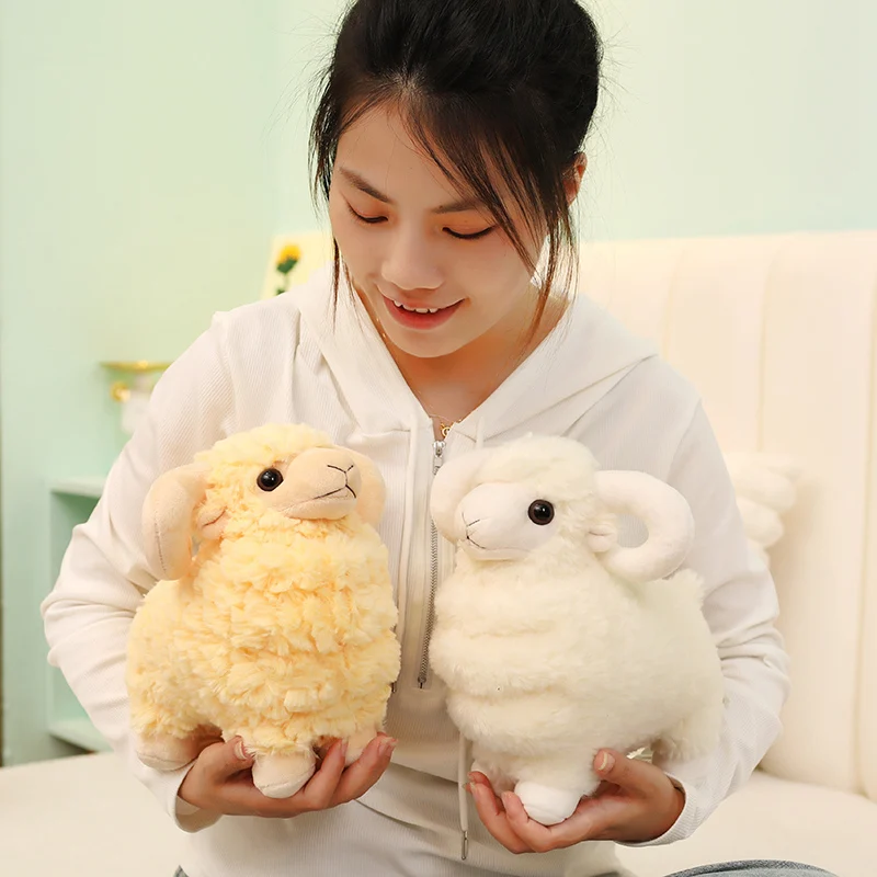 Милые куклы в виде милых животных мягкая плюшевая игрушка 3 цветов овечка ягненок