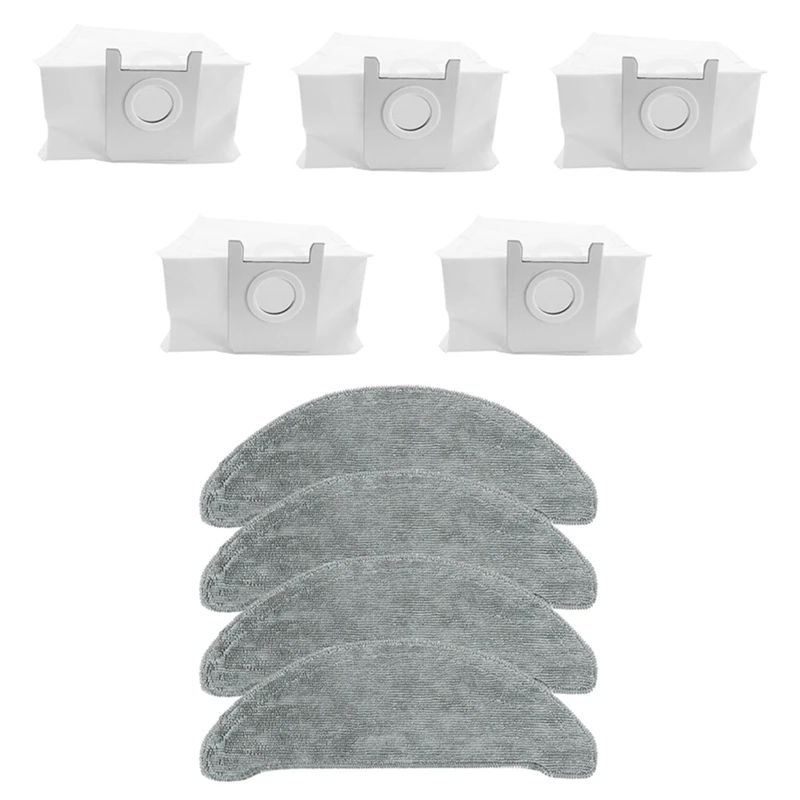 

HOT！-For ROIDMI EVE Plus Vacuum Cleaner Parts Dust Bag Mop Cloth Repetitive Wipes Replacement Accessories