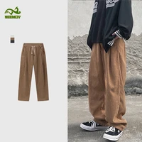 neemoy mens pants loose overalls high street tide wide leg cargo trend fashion jogger sweatpants casual pants mens trousers