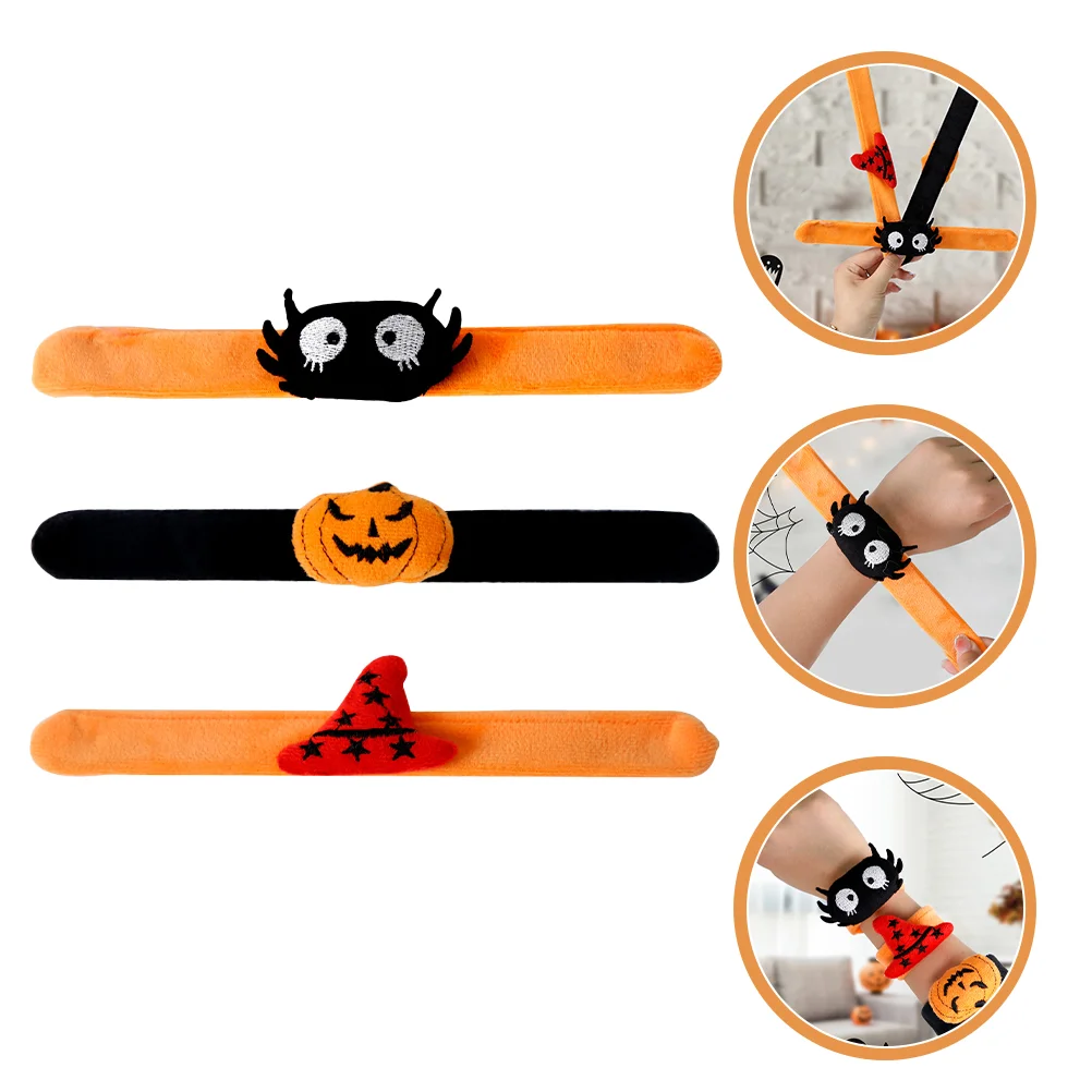 

Детский Браслет Slap, браслеты, браслеты для вечеринки, круглые браслеты, декоративные браслеты с тыквой, сувениры, подарки