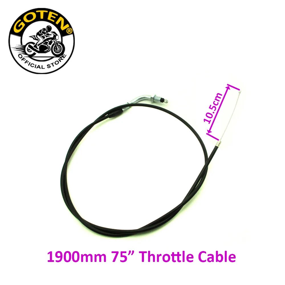 Goten 75 &quotтрос дроссельной заслонки для 33cc 43cc 49cc стоячий газовый скутер GoPed 50cc 60cc 80cc