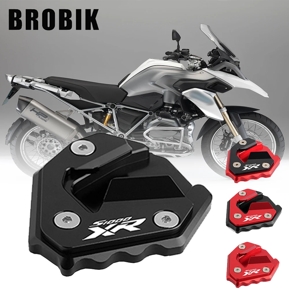 

BROBIK Motorcycle Accessories Kickstand Side Stand Extension Foot Pad Support For S1000XR S1000 XR 2015 2016 2017 2018 2019