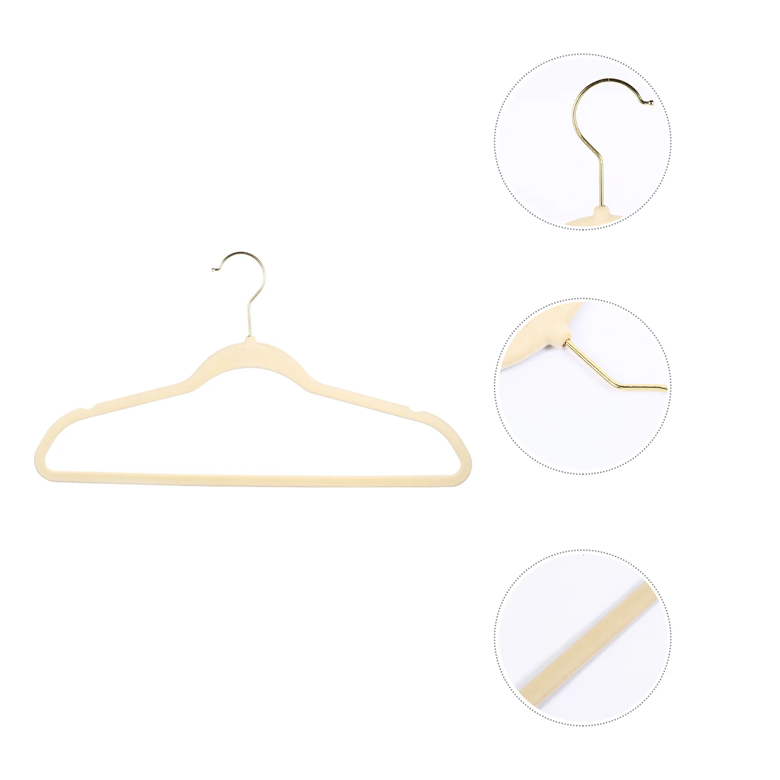 

10Pcs Non-Slip Hanger Swivel Hook Coat Hanger Household Closet Organizer