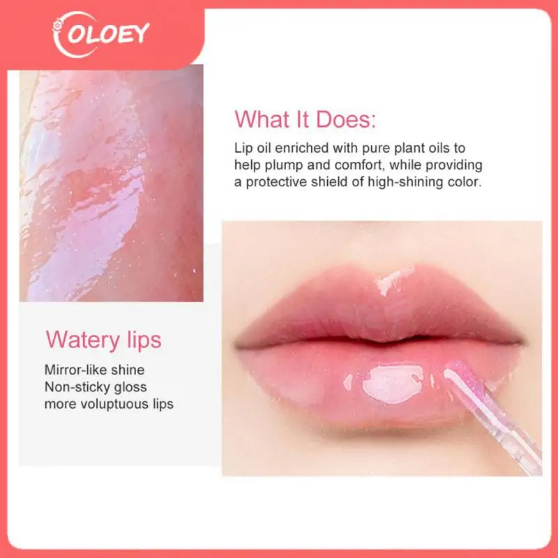 

Transparent Lip Gloss 8 Colors Lip Care Oil Moisturizing Lip Oil Lipgloss Lip Nourishing Mirror Water Lip Glaze Lips Makeup