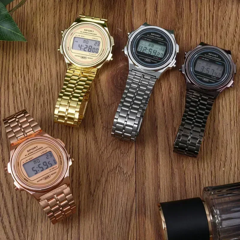 Цифровые спортивные Водонепроницаемые наручные часы для мужчин и женщин
