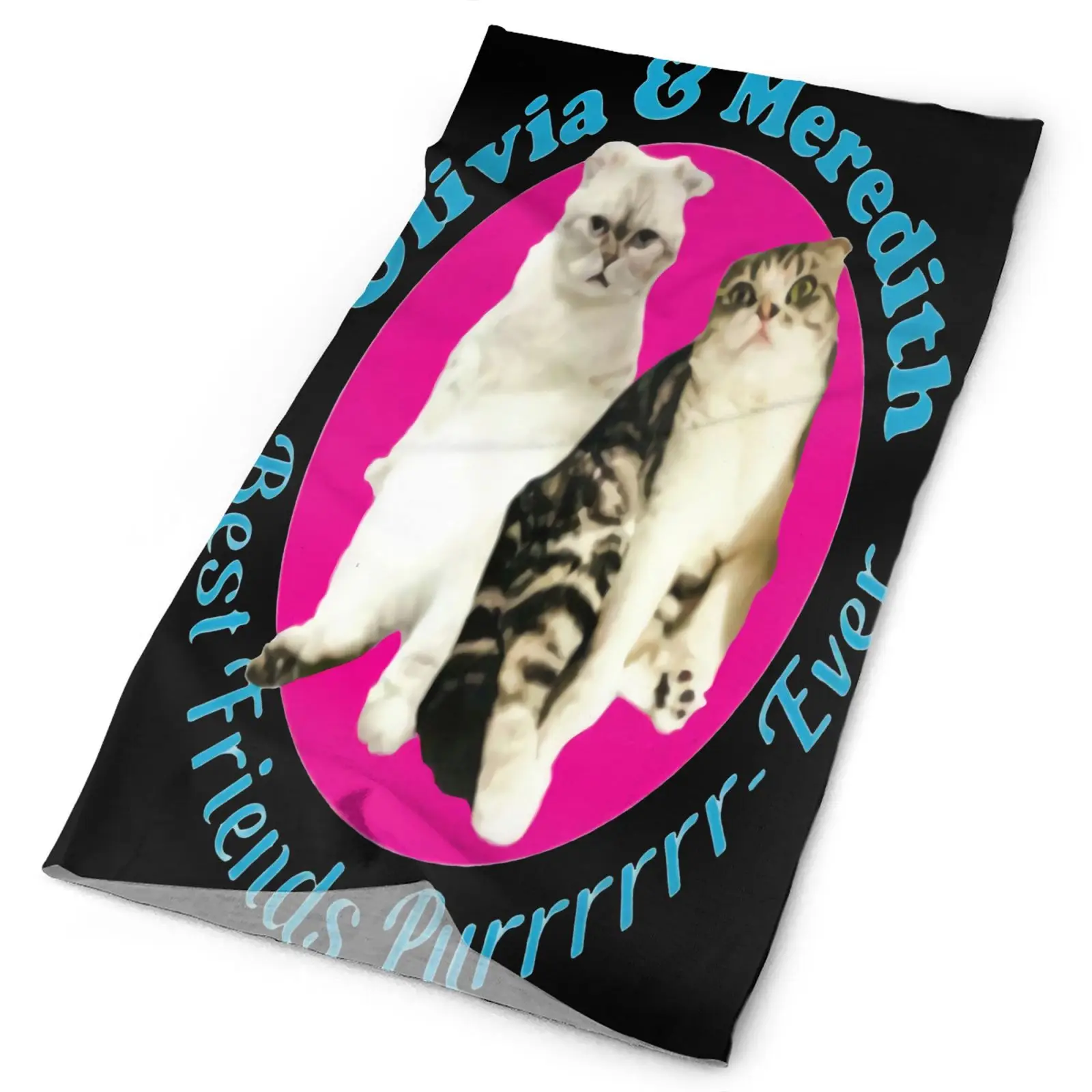 

Olivia And Meredith Best Friends Cat Men's Bandana Shemagh Shemagh Fashion Buff On Neck Ski Equipment Bandana Man Hiking Scarf