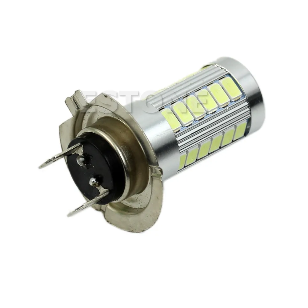 

H7 5630 33 LED DC12V High Bright White Auto Car Fog Driving Light Lamp Bulb Drop Shipping