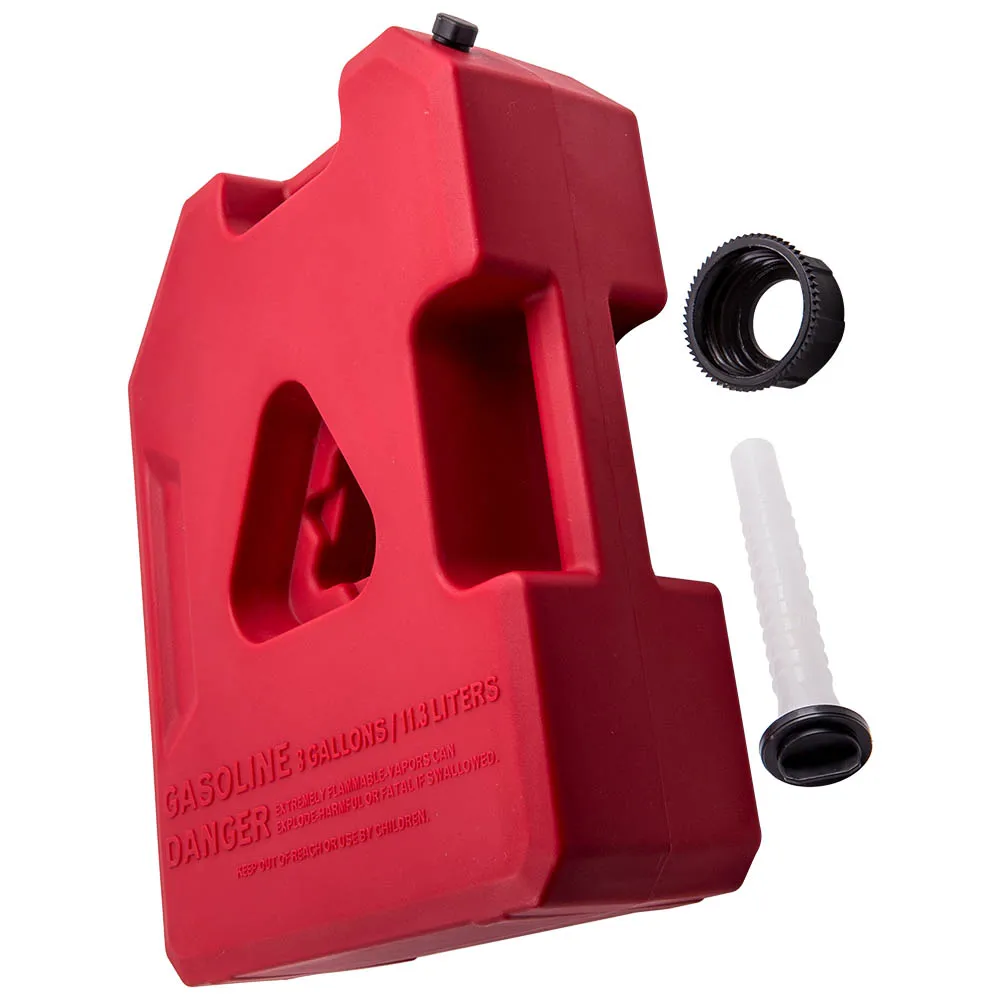 

Plastic Portable Can Gas Fuel Tank Petrol ATV UTV 3 Gallon for Motorcycle Car 11.3L Oil Tank Container Mount Bike ATV UTV