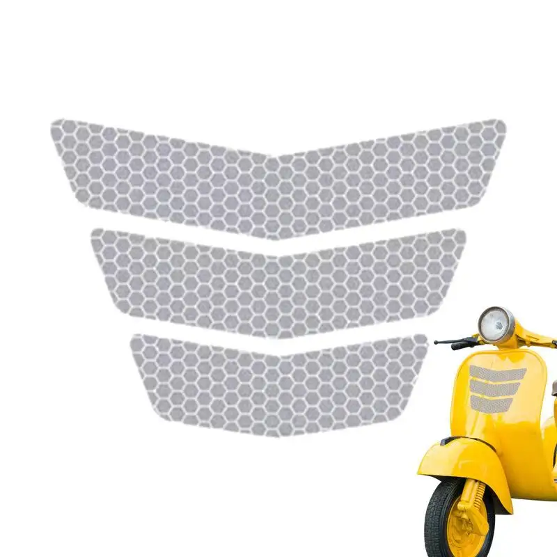 

Bike Reflective Stickers Car Reflective Stickers 3 Pcs Bike Helmets Reflective Stickers For Car And Motorcycle Safety