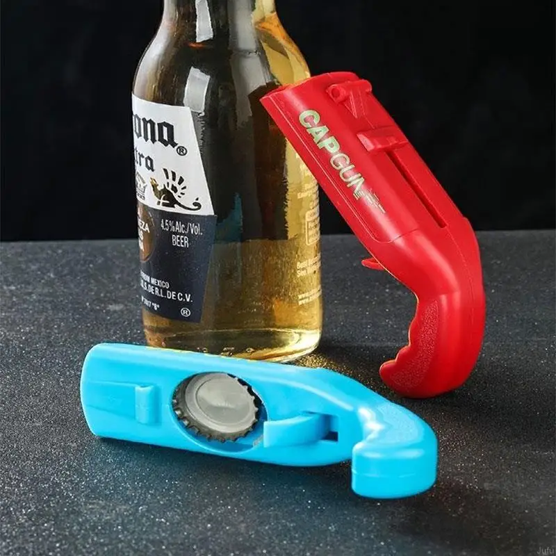 

Creative Corkscrew Bottle Opener Beverage Beer Bottle Opener Beer Gun Launcher Bar Tool Drink Opening Shooter Wine Accessories