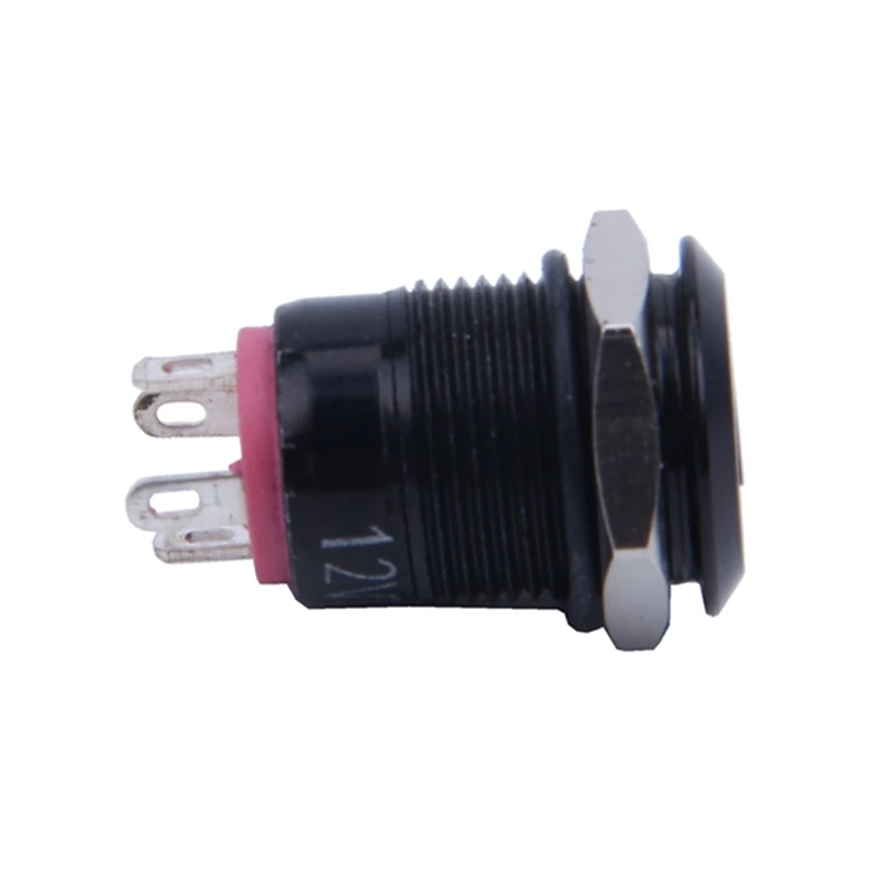 3X 12V 2A 9 5 Mm светодиодный металлическая крышка Мгновенный кнопочный переключатель