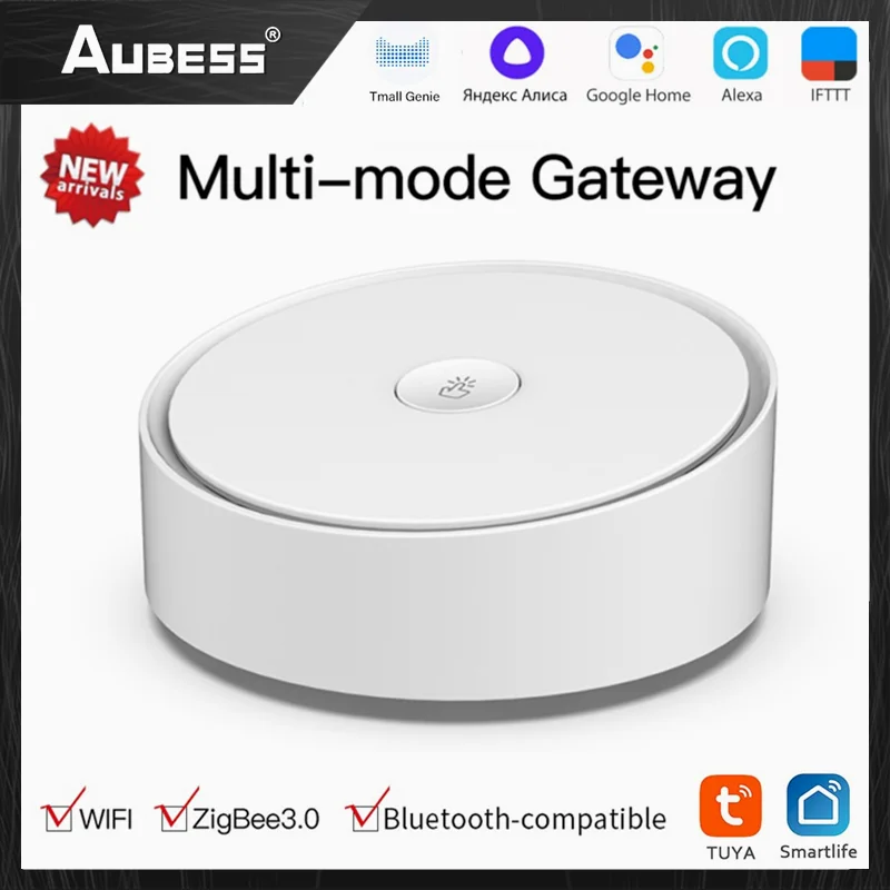

Шлюз умный Aubess ZigBee, многорежимный хаб с поддержкой Wi-Fi и Bluetooth, для умного дома, аксессуары для умного дома