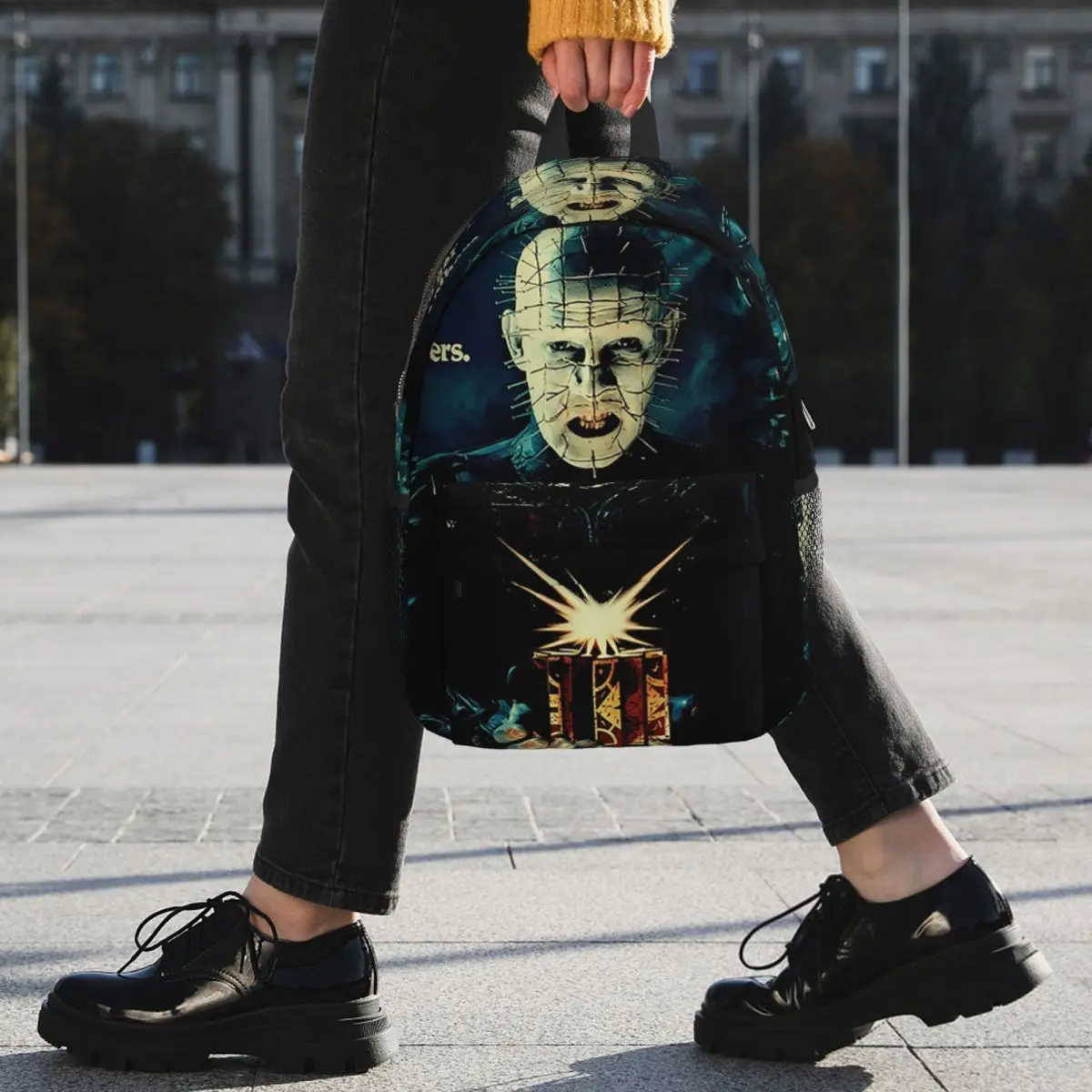 Рюкзак Hellraiser Pinhead, студенческая сумка для книг для мальчиков и девочек, детская школьная сумка, сумки на плечо для ноутбука для мужчин и женщин (art.: 3920ce2da41de) - 3920ce2da41de