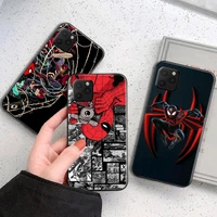 marvel spider man phone case for funda iphone 13 11 pro max 12 mini x xr xs max se 2020 coque celular etui carcasa