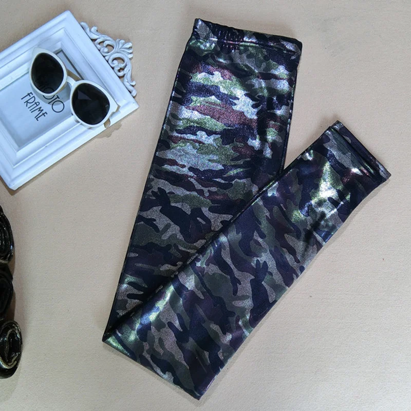 Glossy Snake Print High Waist Yoga Pants Women's Shiny Workout Tight Leggings Hip lifting Seamless Trousers