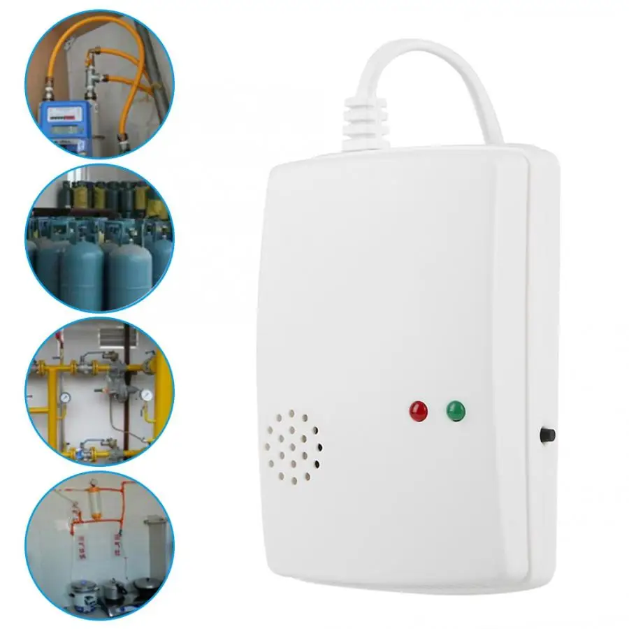 

Home Security Combustible Gas Alarm LPG LNG Coal Natural Gas Leak Standalone Detector Sensor High Sensitive