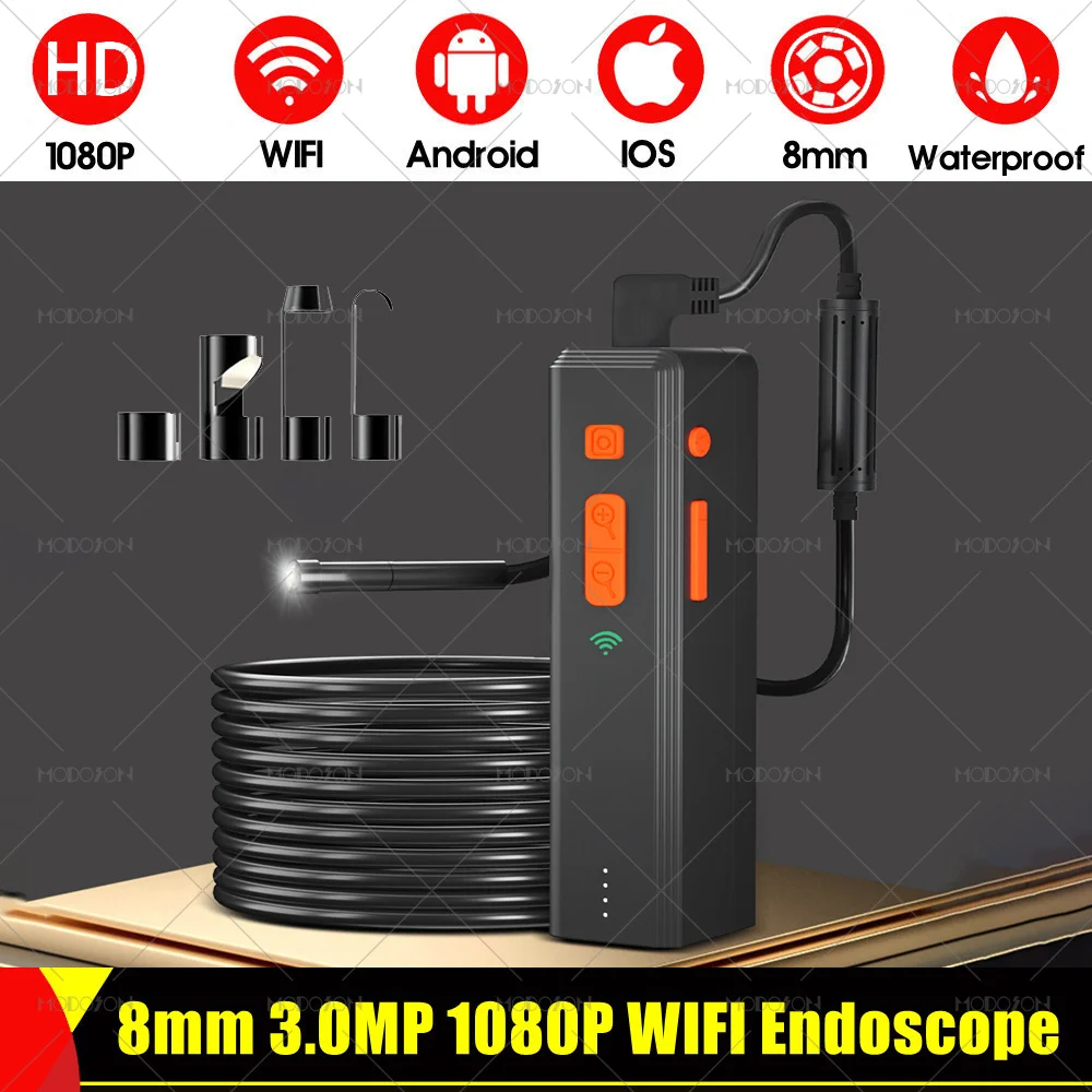 Камера-эндоскоп с Wi-Fi 8 мм 1080 МП P