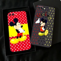cartoon mickey minnie mouse for huawei honor 10x 9x lite pro for honor 10 10i 9 9a phone case tpu soft coque black