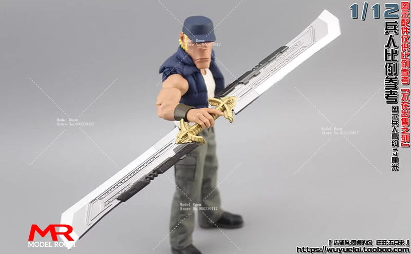 Масштаб 1/12 пластиковый нож для нарезки молоток костыль оружие модель оружия