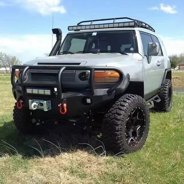 Фото Стальной передний бампер-кенгурятник для Toyota Hilux, 4Runner, Rav4, Prado, Land Cruiser, Ford Ranger, F150, Navara, NP300, Patrol №5