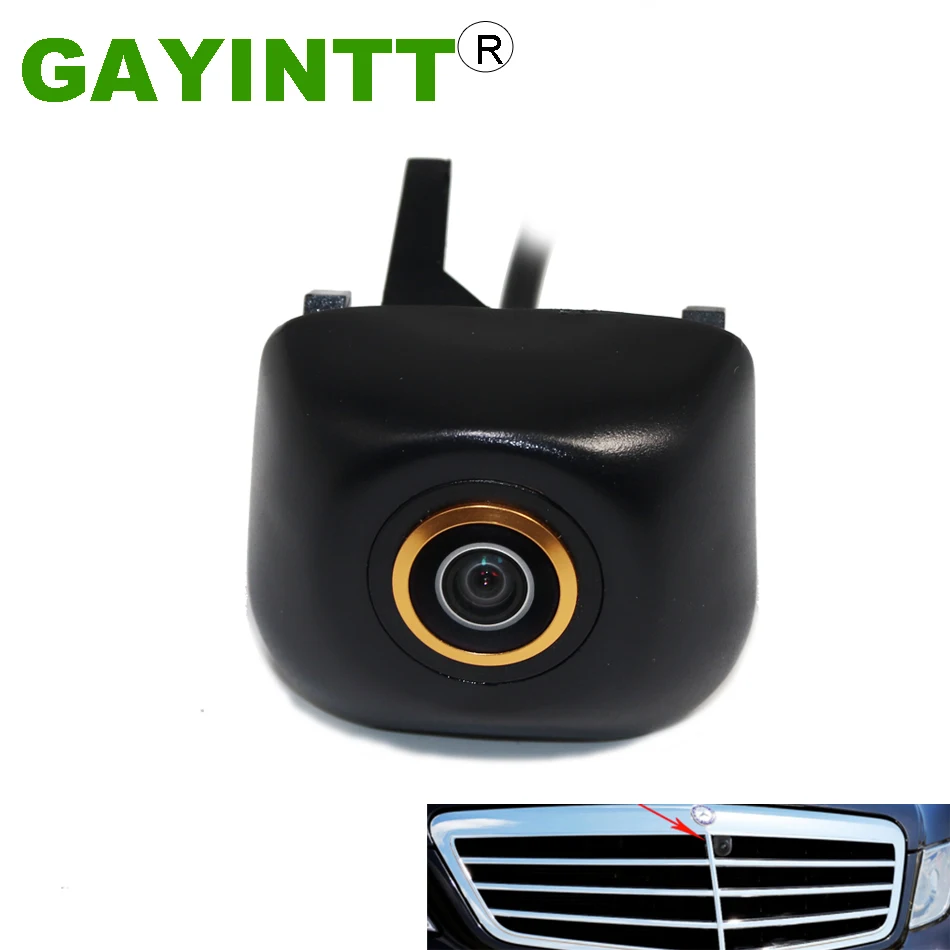 Fisheye Lens 170 Degrees HD Car Front View Logo Embeded Camera For Mercedes Benz S Class Night Vision
