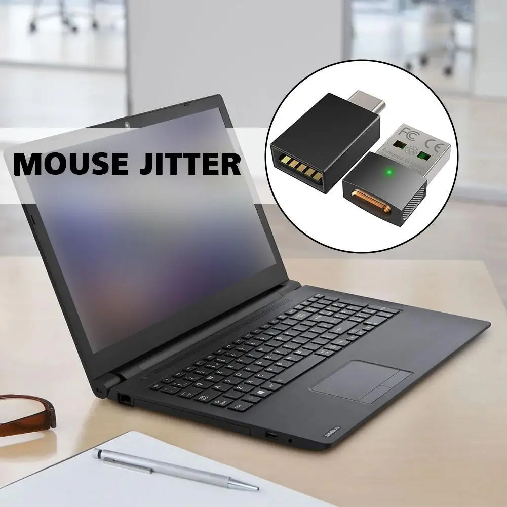 

USB Mouse Mover With Memory Function Automatic Mouse Mover Jiggler Keeps Awake Anti-Screen Virtual Mouse Shaker Mouse Controller
