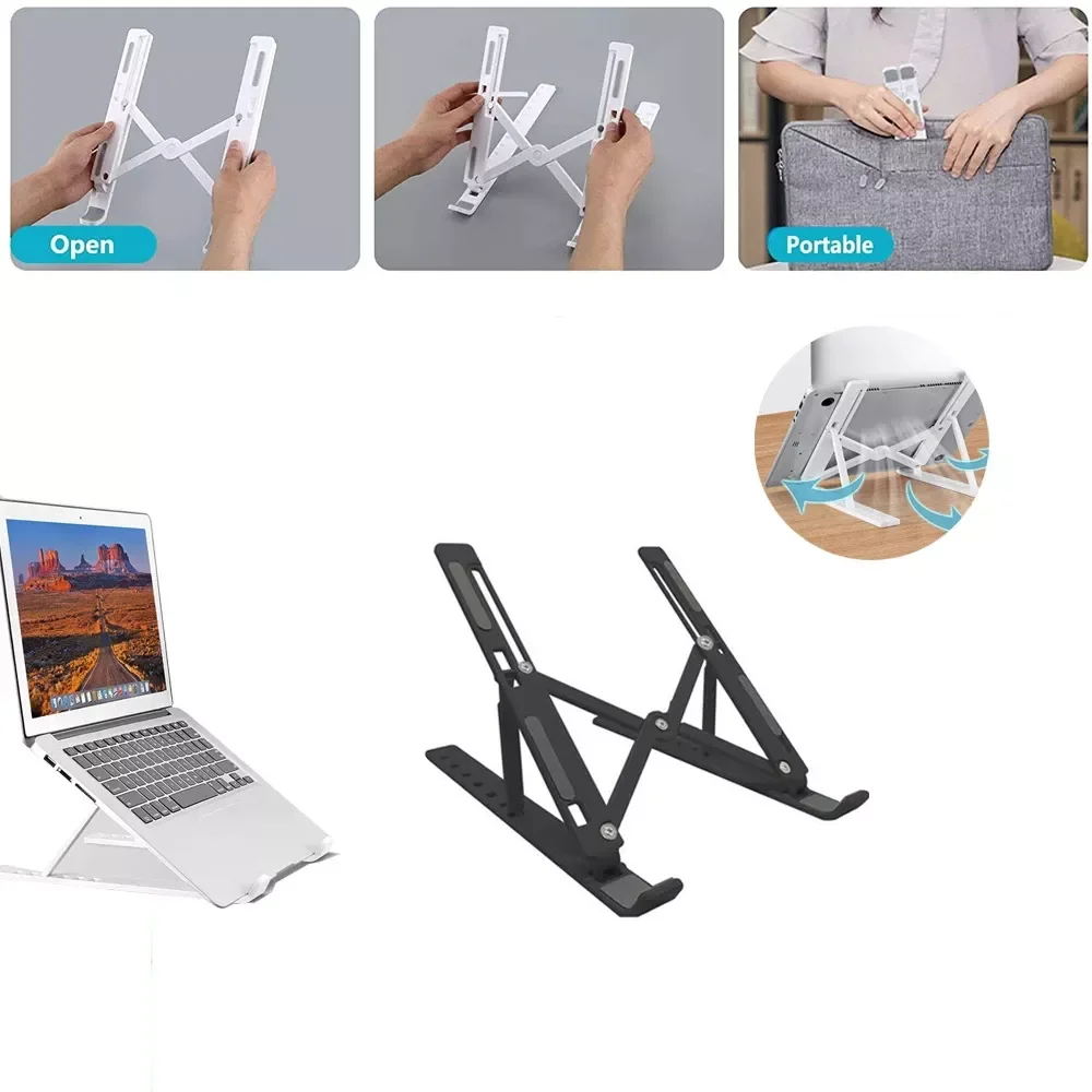 

Portable Laptop Stand Adjustable Foldable Laptop Stand for Macbook Pro LaptopBase Tablet Computer Cooling Bracket