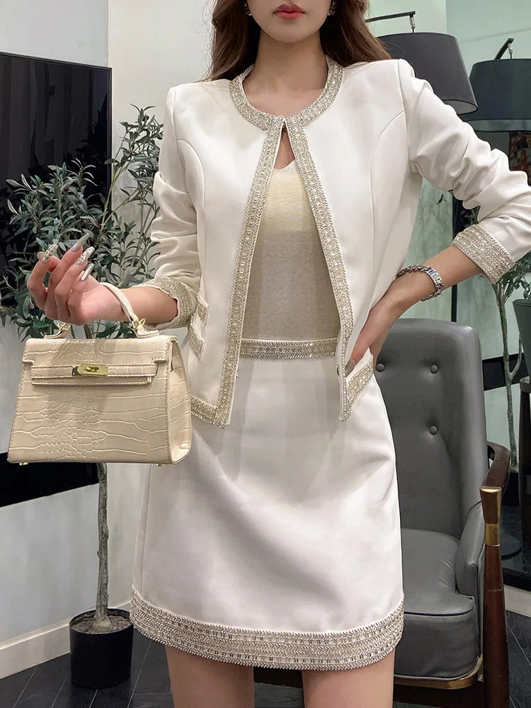 Женский элегантный комплект DABUWAWA Tienda из 2 предметов женский наряд с вышивкой