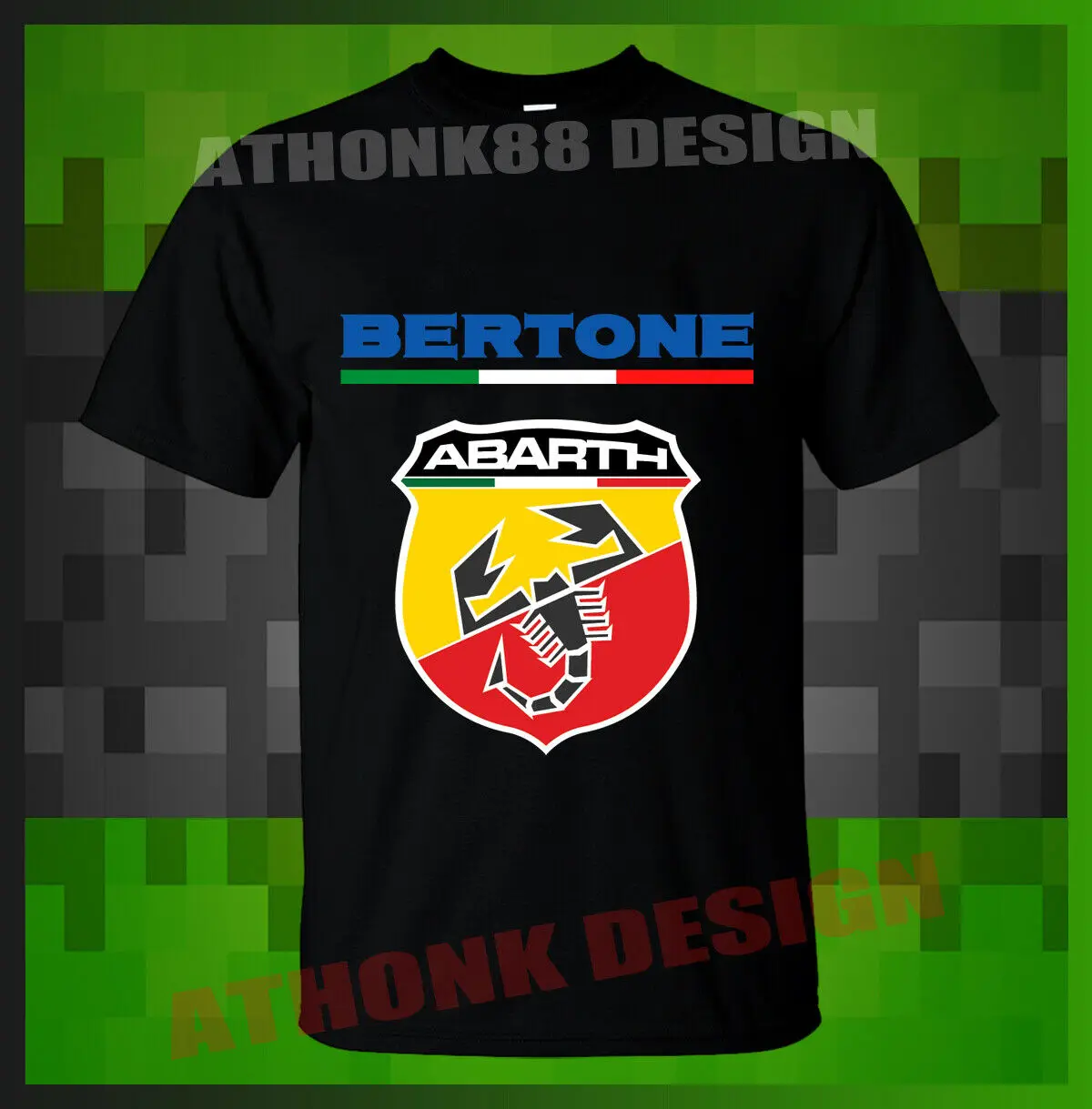 

New Fashion 2022 Mens T-Shirt Fit For FIAT BERTONE Sports Car T-SHIRT