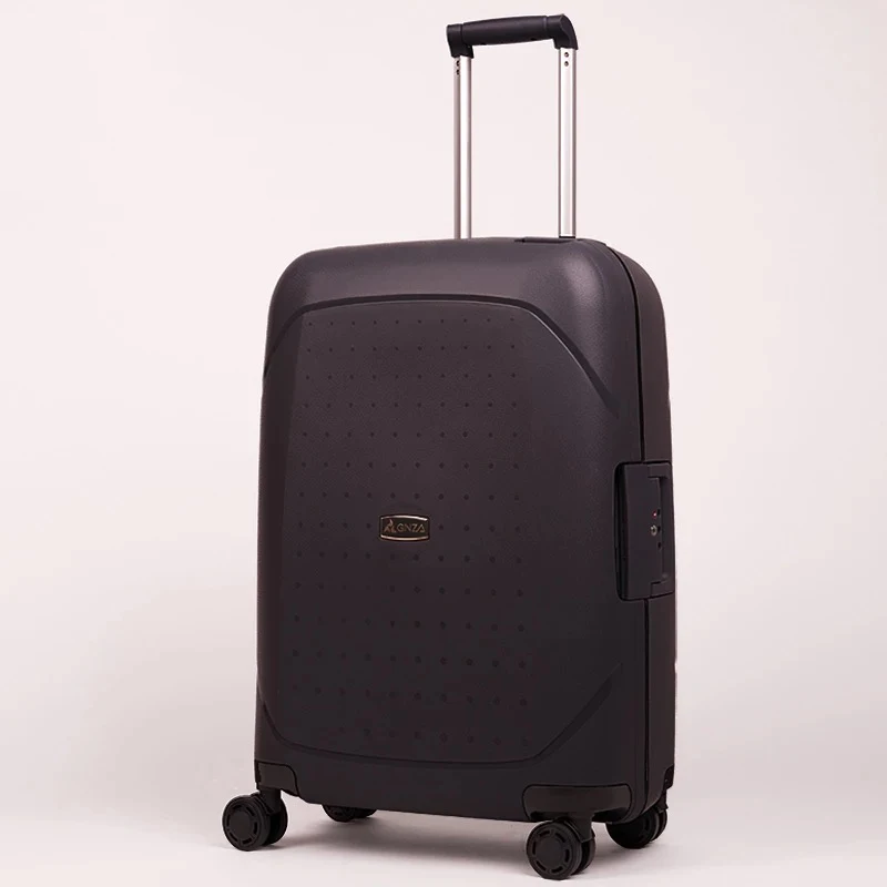 Luxury 100% PP Anti-scraping Rolling Light Travel Suitcase 20
