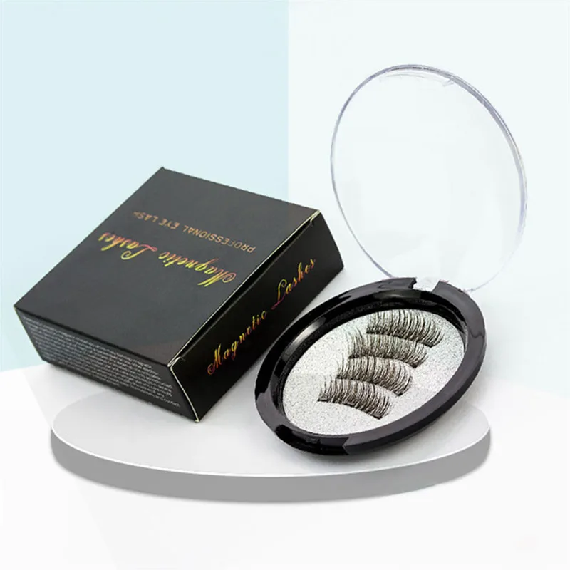 Ресницы Накладные магнитные с 3 магнитами многоразовые натуральные ультратонкие