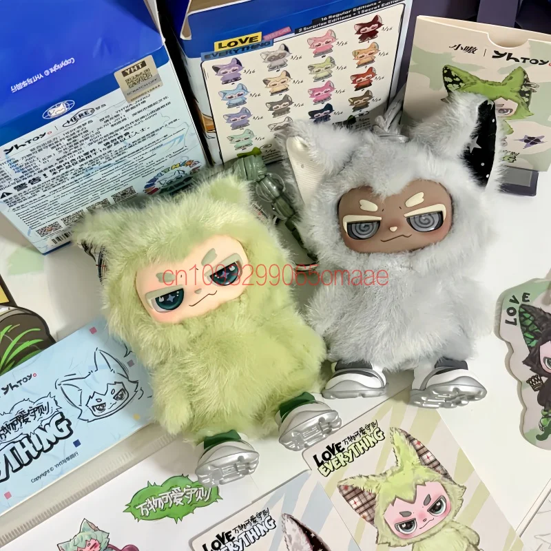 Фото Новинка Yhtoys: коллекционная миниатюрная мягкая пушистая подвеска-брелок в стиле каваи, загадочная коробка-сюрприз для взрослых, подарок. №1