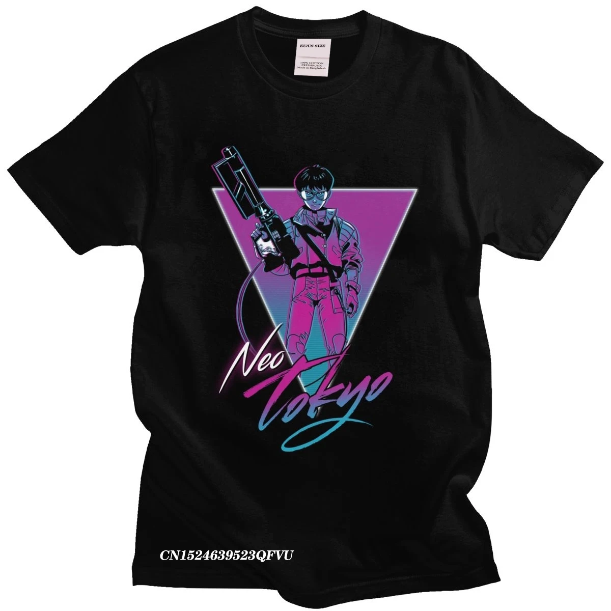 

Japanese Anime Neon Tokyo Akira Soldier T-Shirt For Men Camisas Men Leisure Tee Manga Shotaro Kaneda Tshirt Fit Cotton Top Gift