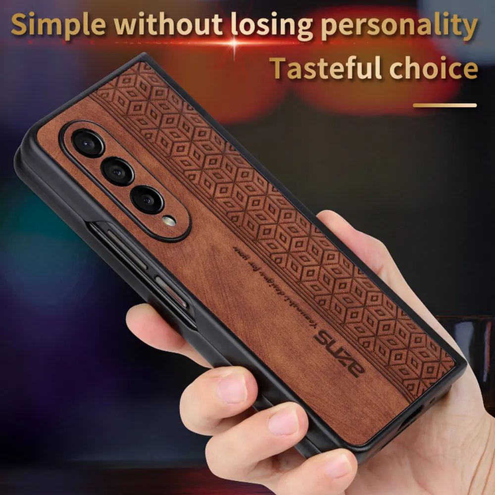 

Z Fold5 Fold 4 Fold3 5G Luxury Case For Samsung Galaxy Z Fold 5 Camera 360 Protect Back Cover for Galaxy Z Fold4 Fold 3 Funda