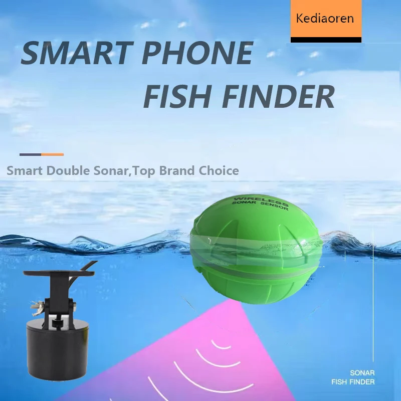 Free Shipping Smart Phone Fish Finder Brand New  Sonar Bluetooth Intelligent Fish Finder Android & Ios Fish Visual Fishing