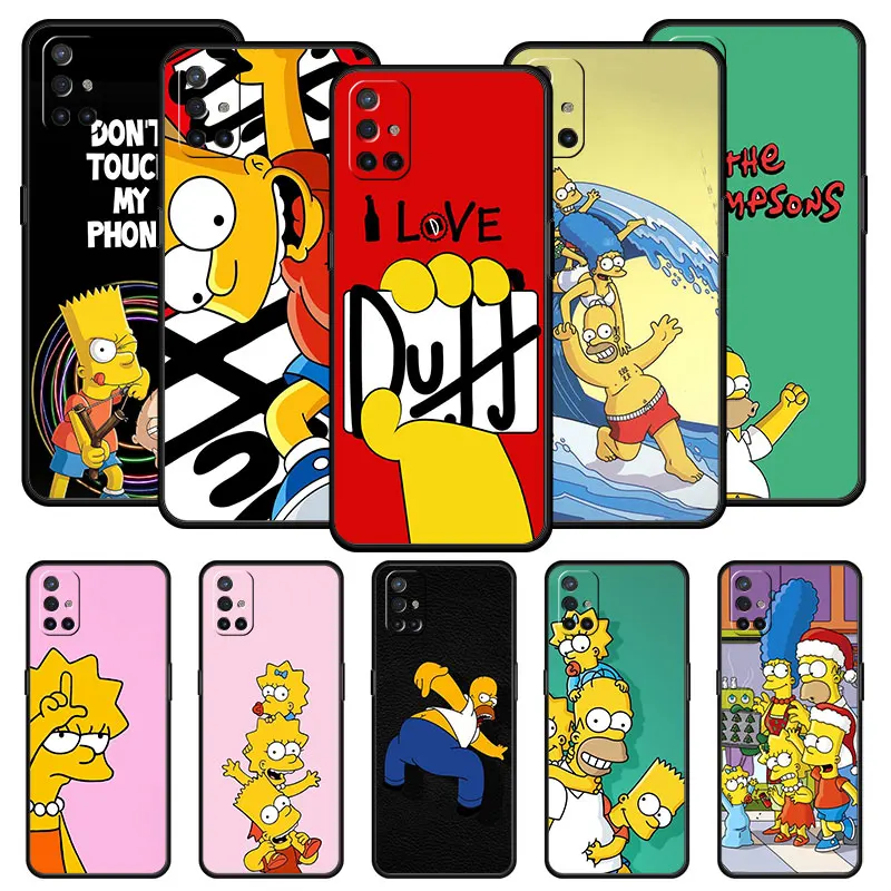Simpsons Cute Case for Oneplus Nord 2 5G CE2 Lite N10 N20 N100 N200 7 9 Pro 8T 8 10 Pro 7T Ace 10R 9R Cover Shell TPU Soft bag